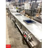 Gough Econ Portartable S/S 3-Station Belt Conveyor with Drive, Dimensions = 254" Length x 31" Width