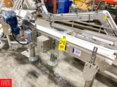 Nercon S/S Frame Product Conveyor with Drive , Dimensions = 70" Length x 6" Width - Rigging Fee= $10