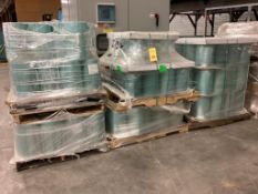 (3) Pallets of Pregis SG2145C 15" X 2750" (229.1ft) Rolls of Plastic Film/Wrap Rolls -140pcs total -