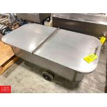 S/S Portable Tub with Lid - Rigging Fee= $100