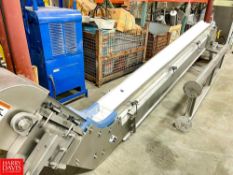 2017 Smalley S/S Z-Frame Conveyor , S/N: 24606-04 , Dimensions = 145" Height x 9.5" Width - Rigging