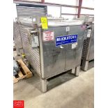 Hoover 316 Gallon S/S Dimple Jacketed Liquitote - Rigging Fee= $50