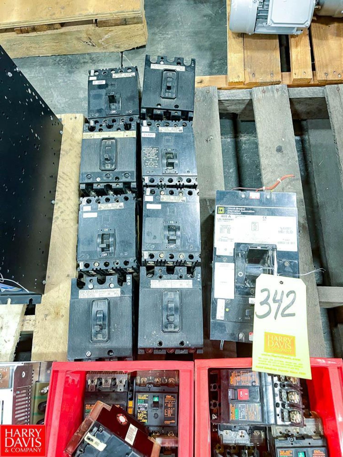 Square D 400 AMP and 3 AMP Breakers - Rigging Fee= $30