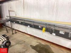 Arrowhead Product Conveyor Frame , Dimensions = 192" Length x 6.5" Width with 90° Turn and 2011 Nort