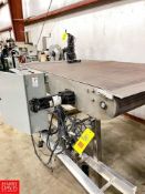 S/S Frame Accummulation Conveyor with Bison .25 HP Motor and Controld , Dimensions = 70.5" Length x