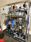 H20 Solutions Skid-Mounted USP Purified Water System, S/N: 93886, with Glasco UV Light (Location - P