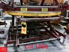 Southworth 44" 360° Spring Pallet Positioner/Leveler with Adjustable Leveling Feet, 4,500 LB Capacit