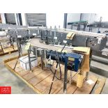 (2) Sections Product Conveyor, Dimensions = 14' with 10" Width Plastic Table-Top Chain, Drive and Ir