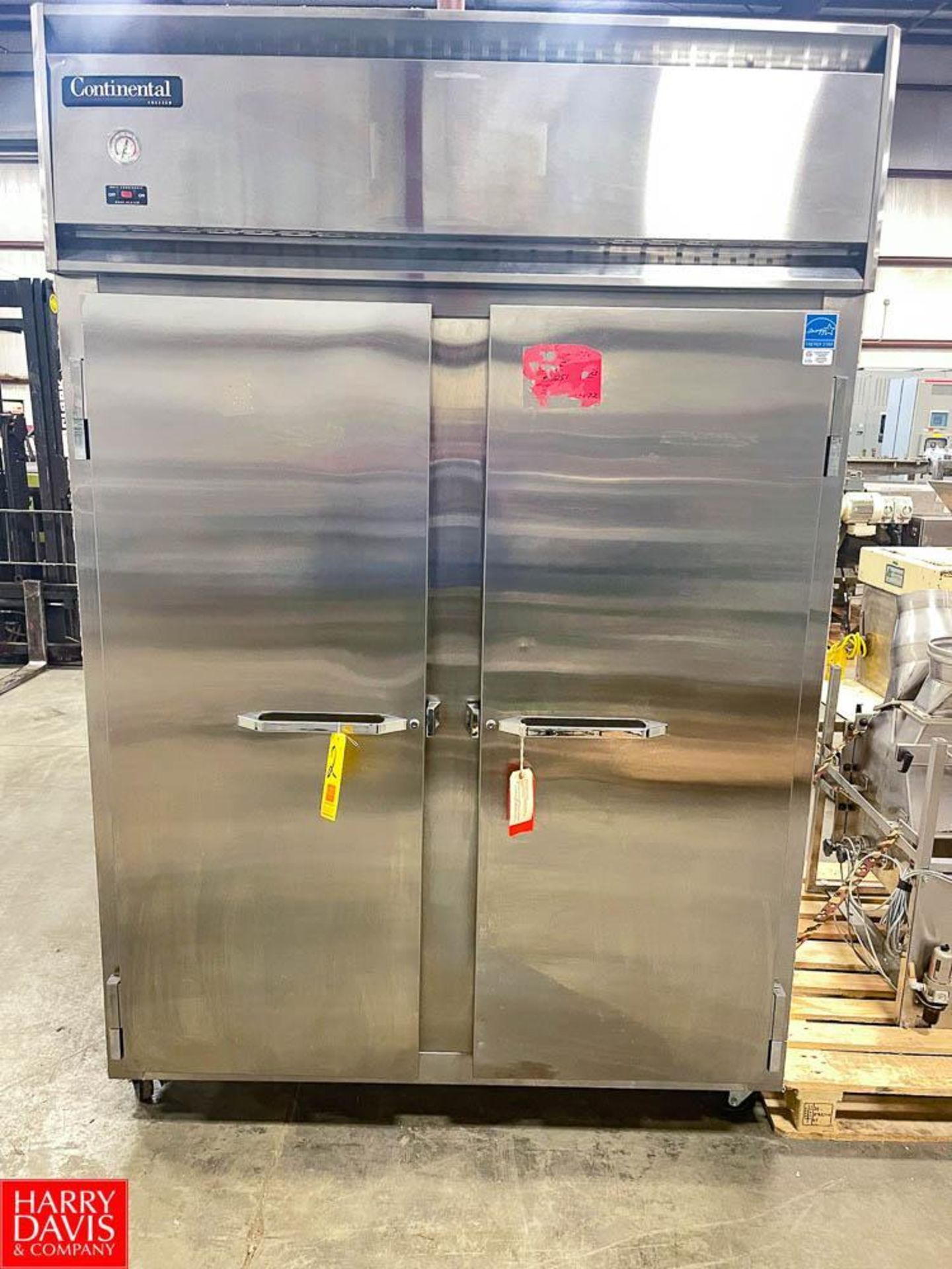 Continental S/S 2-Door Freezer, Model: 2FE-LT-SS, S/N: 1542737 - Rigging Fee= $100