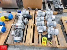 (12) Lenze Rexroth Motovario and Bodine Motors and Gear Reducing Drive - Rigging Fee= $50