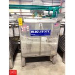 Hoover 316 Gallon S/S Dimple Jacketed Liquitote - Rigging Fee= $50