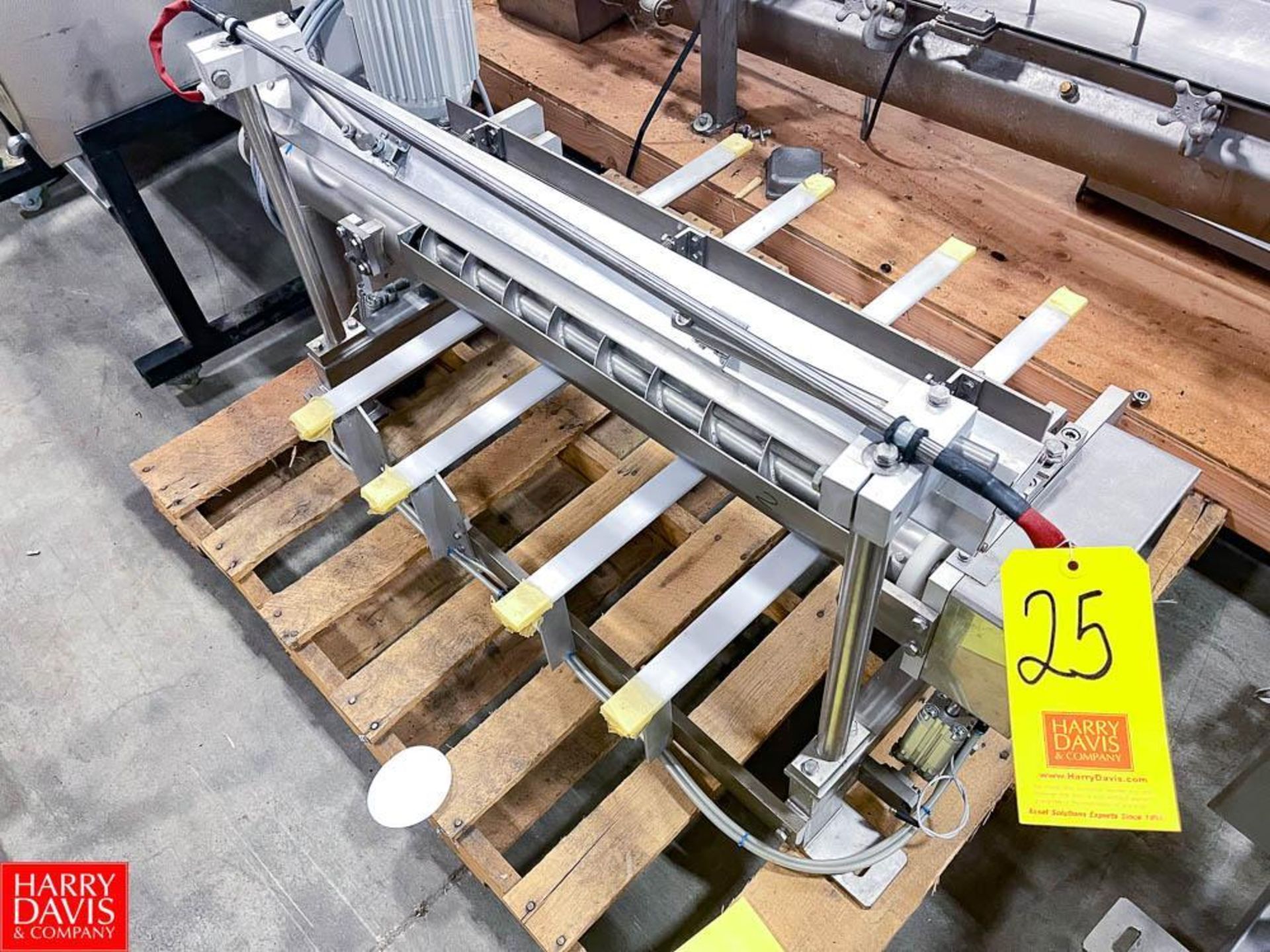Sheeter with S/S Auger Conveyor, Heater and Roller - Rigging Fee= $75