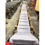 S/S Frame Belt Conveyor, Dimensions = 274" Length x 19.75" Width with Drive and Intralox Belt - Rigg