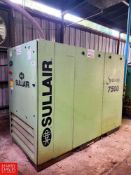 Sullair S-Energy 7500 100 HP 135 PSI Rotary Screw Air Compressor, Model: 7509B AC, S/N: 201607160007