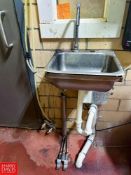 S/S Hand Sink with Foot Controls and Afco Sanitizing Foam Station (Location: Hattiesburg, MS)