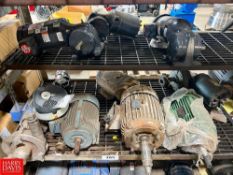 Assorted Motors up to 15 HP Including: Baldor, Nema and Leeson (Location: Dothan, AL)