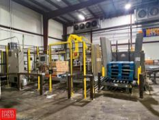 Douglas Machine, Inc. Stratum Palletizer with Fanuc Robot, Model: M-410ic 185, Touch Screen HMIs