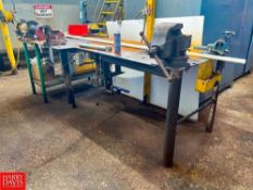 6" Bench Grinder, Dayton 2" x 6" Belt and Disc Sander, Phoenix Dry Rod Oven, (3) Bench Vices