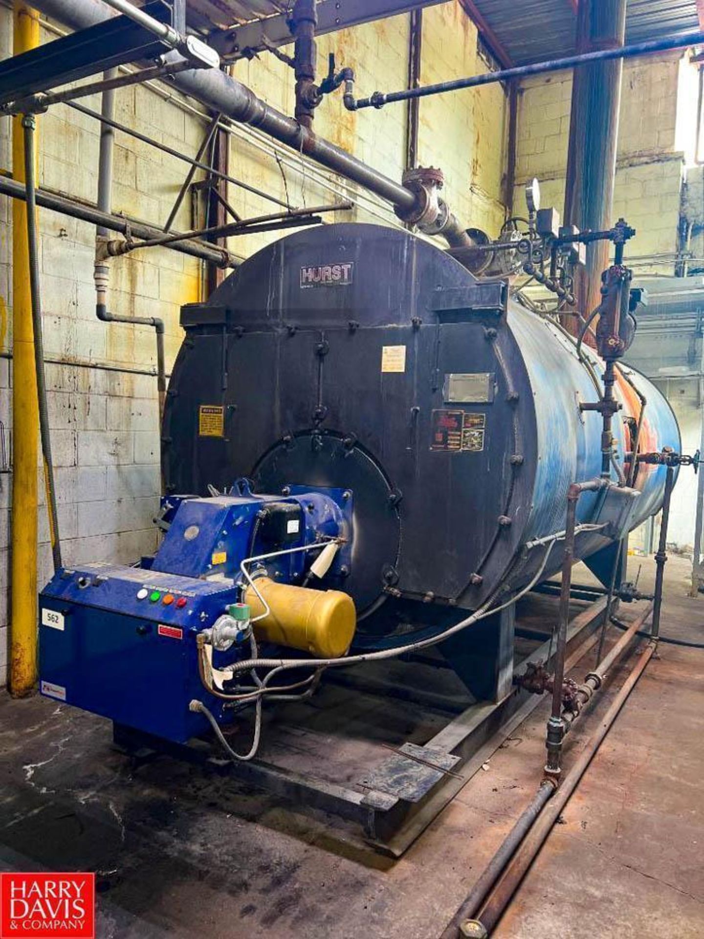 Hurst Boiler and Welding Gas-Oil Fired 150 PSI Boiler, Assembly No: AP-274070, S/N: S1000-150-102