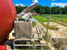 Assorted S/S Including Skid-Mounted 70 Gallon Tank, Alpine Conveyor Track and Pulley and Piping