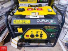 NEW Champion Global Power Equipment Dual Fuel Gasoline/Propane Generator and CPE Power Station