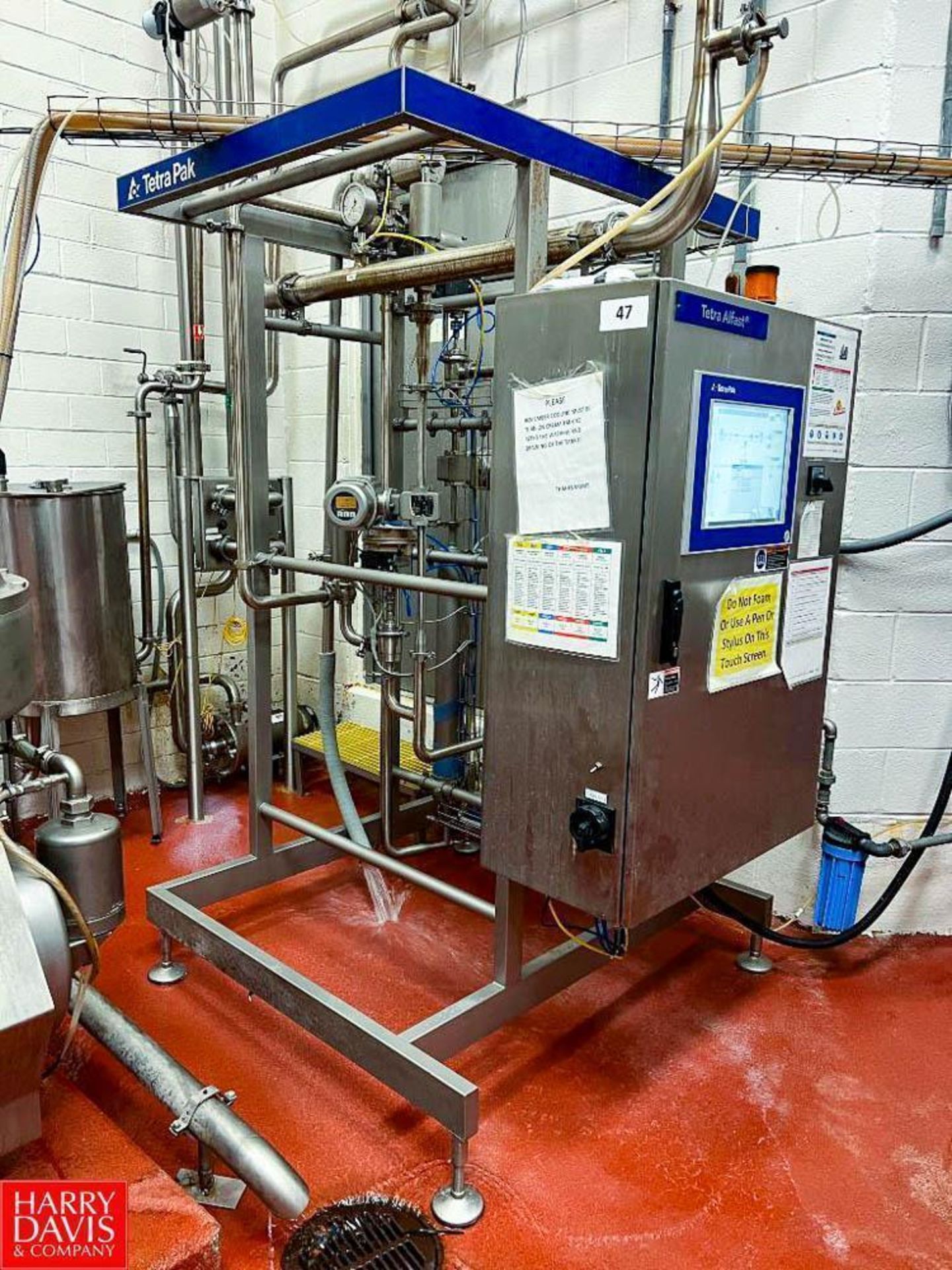 Tetra Pak Tetra Alfast High Precision Standardization Unit with Flow Meters, Valves, Gauges, Clamps