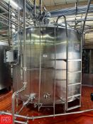 Mueller 2,000 Gallon Jacketed, Dome-Top, Fat-Bottom, S/S Processor with Vertical Agitation, Sensor
