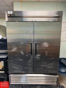 True S/S 2-Door Refrigerator, Model: T-49 (Location: Dothan, AL)