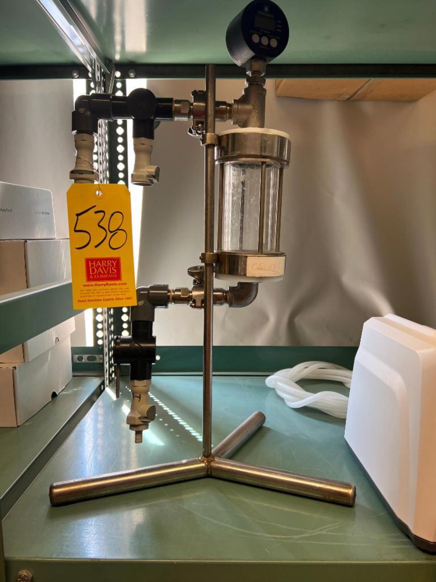 SSI Vacuum Chamber, Model: MGA-30-A-9V-R with Dispenser and Stand - Rigging Fee: $50