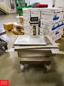 Ohaus5000 lb Capacity Rollaround Platform Scale, Model: CW 11, S/N:0020678-6DG, Hit #:2365326 - Rigg