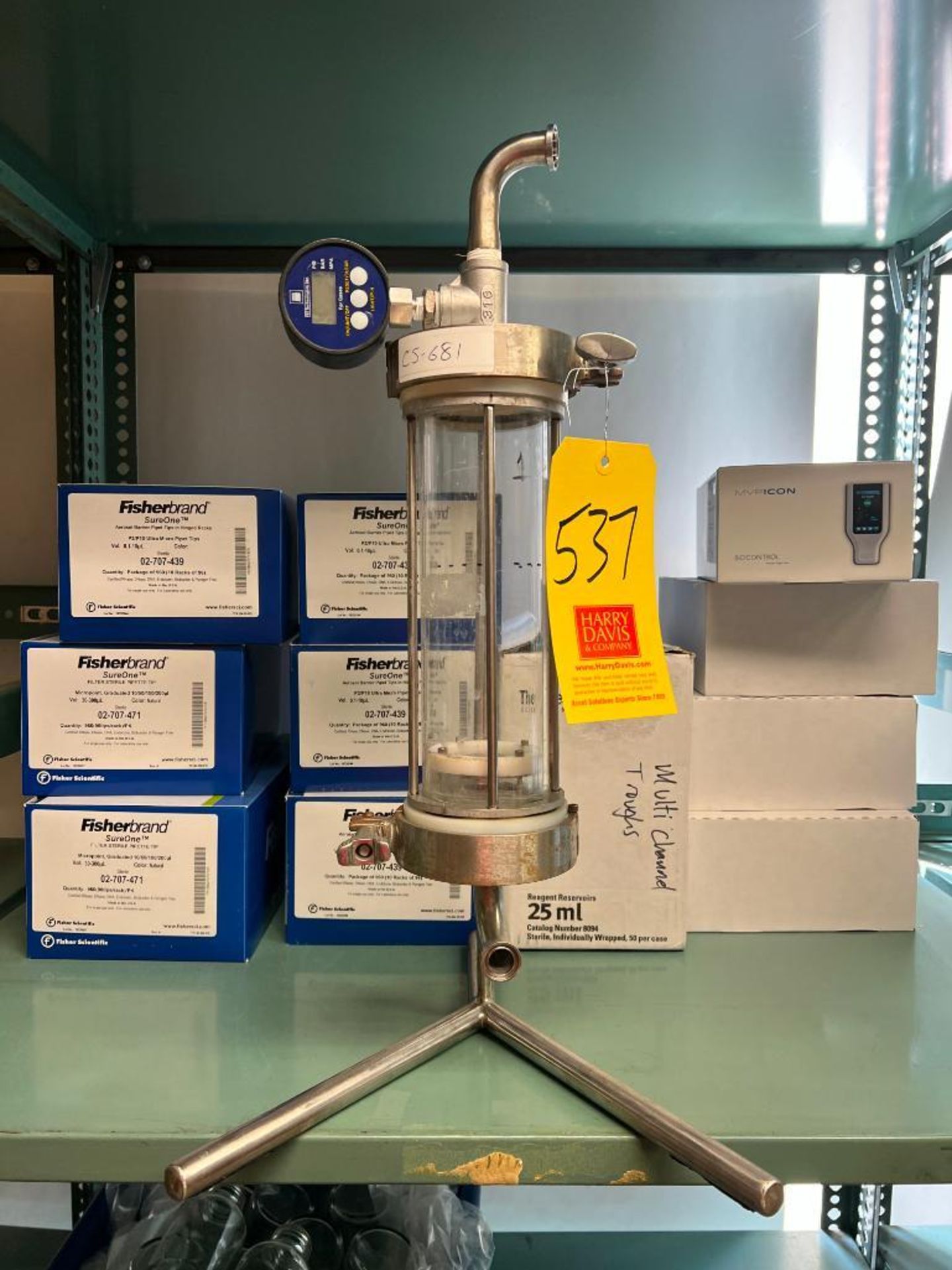 SSI Vacuum Chamber, Model: MGA-30-A-9V-R with Stand - Rigging Fee: $50
