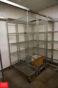 Eagle (6) Sections of 5 Shelf Wire Shelving 800 lbs Capacity - Rigging Fee: $200