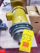 Pump with Baldor 3 HP 1,760 RPM Moter - Rigging Fee: $100