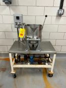 Groen 5 Gallon S/S Kettle, Model: TDC20QT Mounted on S/S-Topped Cart - Rigging Fee: $500