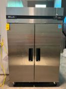 Blue Air Commercial Refrigeration S/S 2-Door Refrigerator, Model: BSR49T