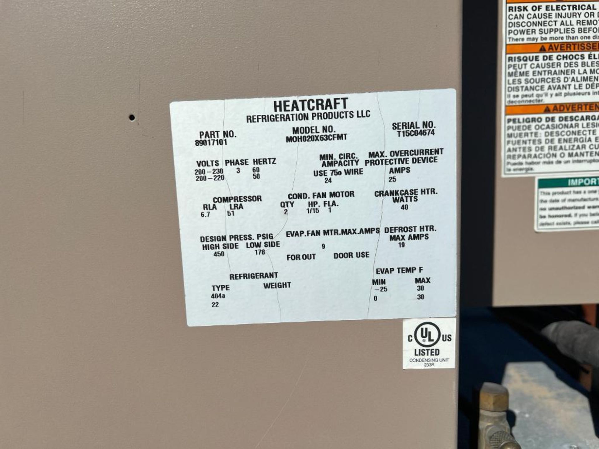 Modular Walk-In -20° Freezer with R-Plus Cold Storage Doors (2015), Model: 2X2L-4-146W - Image 14 of 21