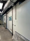 Modular Production Room with 2015 R-Plus Cold Storage Doors, Dimensions= 29' x 16' x 104" Height