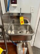 Sani-Lav S/S Hand Sink with Knee Controls and Spartan Sanitizing Foamer