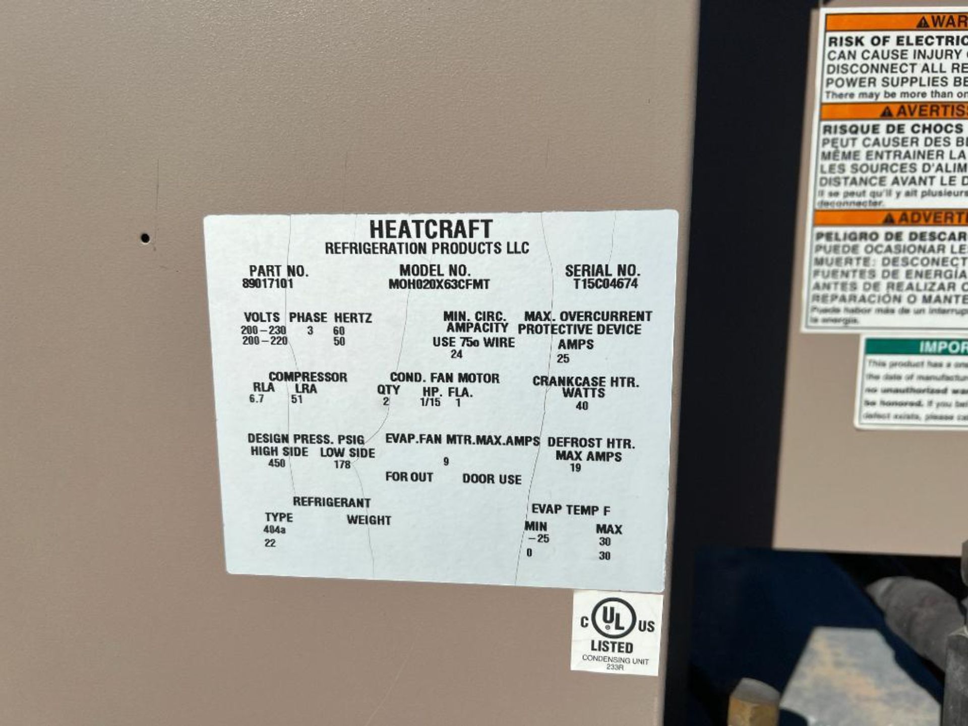 Modular Walk-In -20° Freezer with R-Plus Cold Storage Doors (2015), Model: 2X2L-4-146W - Image 12 of 21