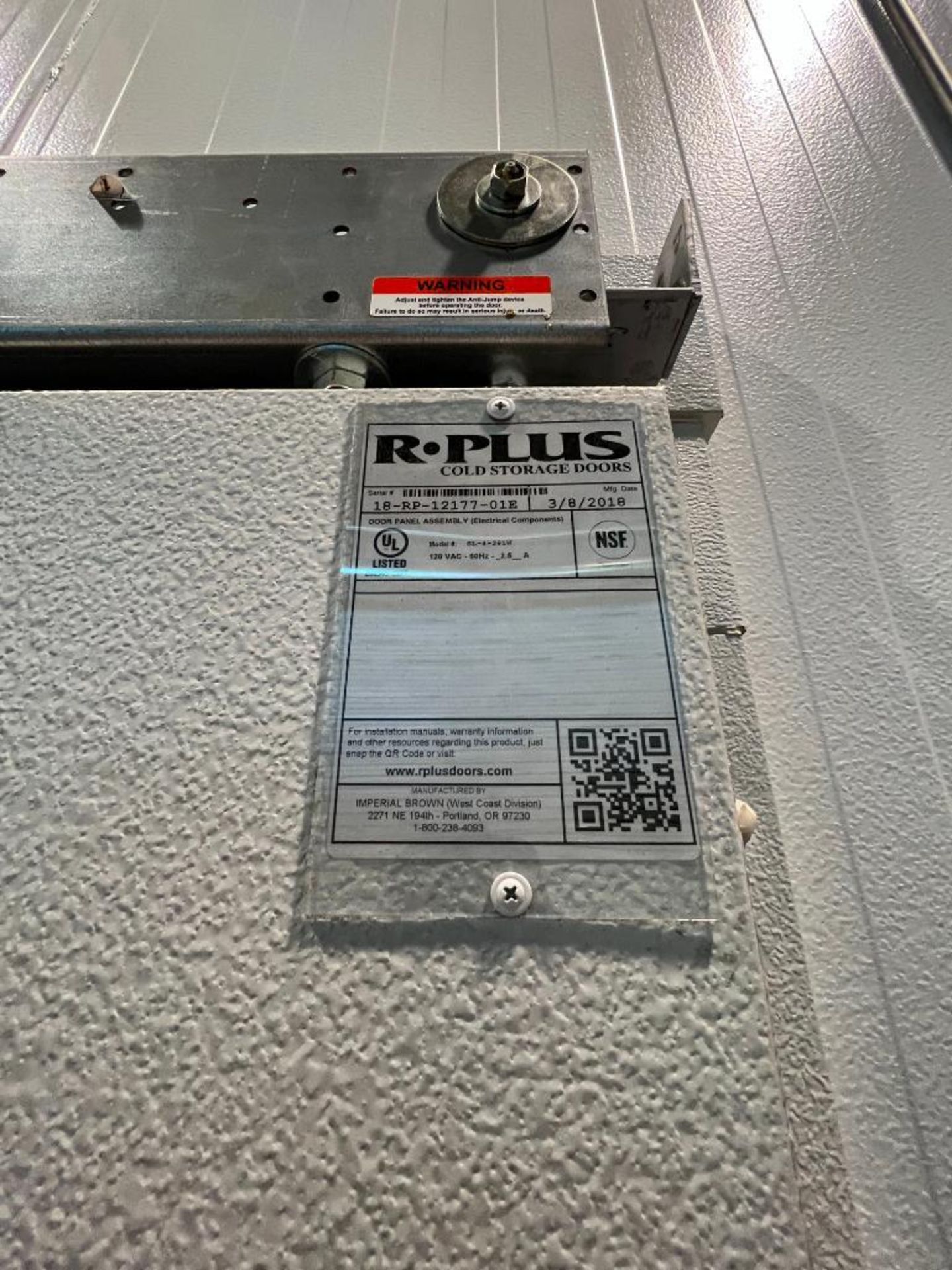 Modular Walk-In -20° Freezer with R-Plus Cold Storage Doors, Model: SL-4-291W and (2) Century - Image 4 of 9