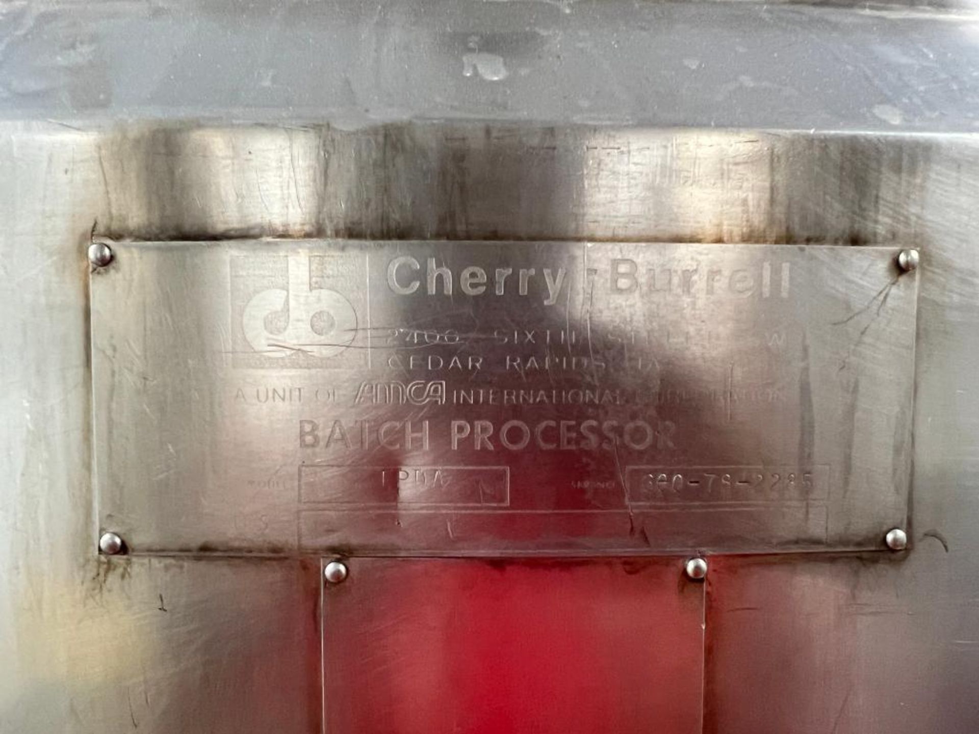 Cherry-Burrell 600 Gallon Jacketed S/S Processor, Model: FPDA, S/N: 600-78-2285 with Vertical - Image 4 of 4