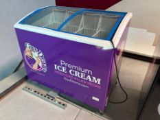 Reach-In Mobile Ice Cream Freezer with Baskets