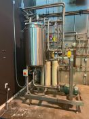 S/S Skid Mounted CIP System with 80 Gallon Tank Centrifugal Pump, Heat Exchangers, S/S Air