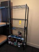 Assorted Shelving Units, Dimensions= (2) 70" Length x 30" Width x 76" Height and (2) 4' Length x 2'