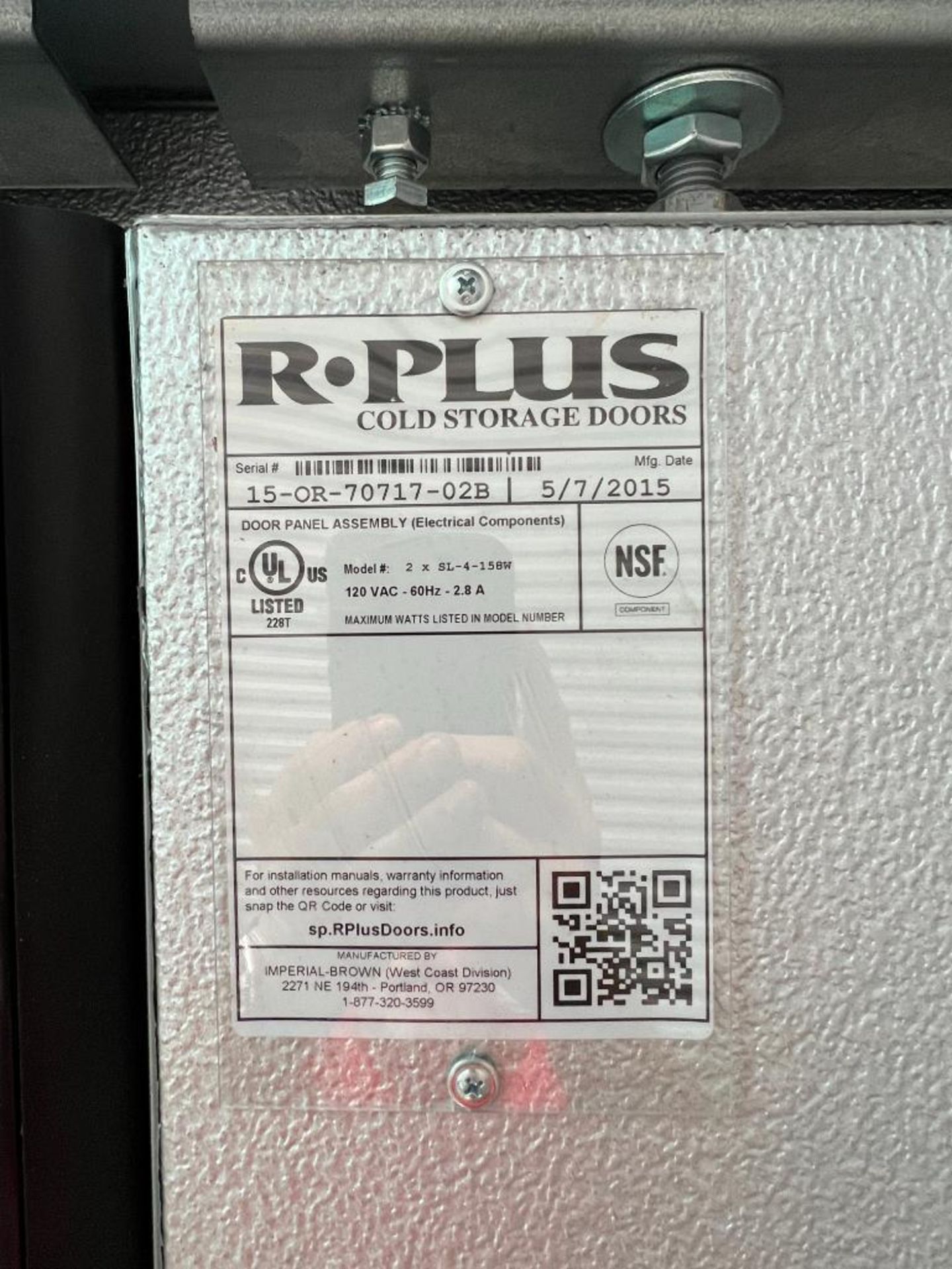 Modular Walk-In -20° Freezer with R-Plus Cold Storage Doors (2015), Model: 2X2L-4-146W - Image 2 of 21