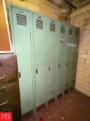 (6) Lockers and (4) Filing Cabinets