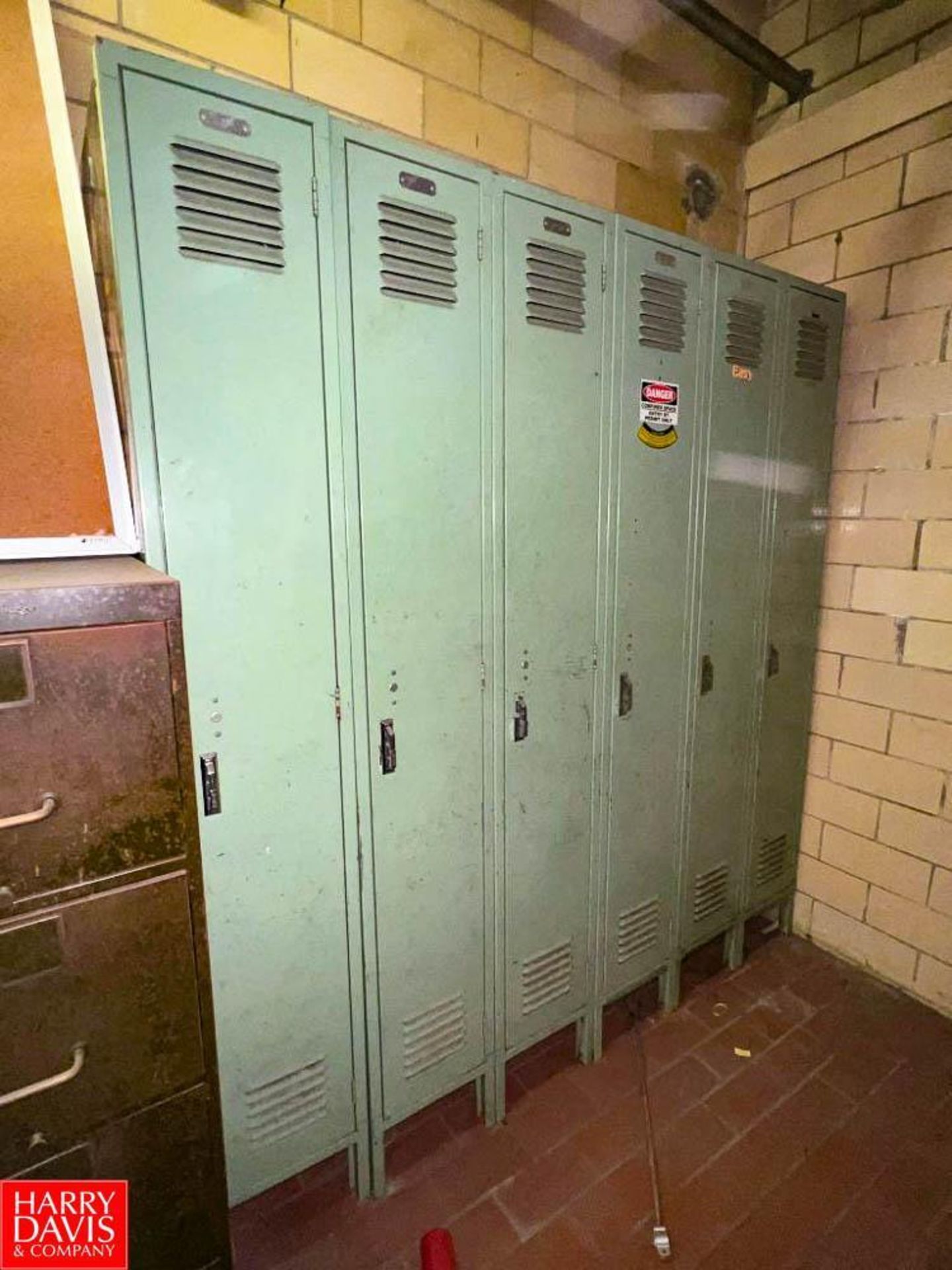 (6) Lockers and (4) Filing Cabinets