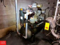 Ingersoll Rand Reciprocating Air Compressor, Model: 30 T, S/N: 697961 with Tank