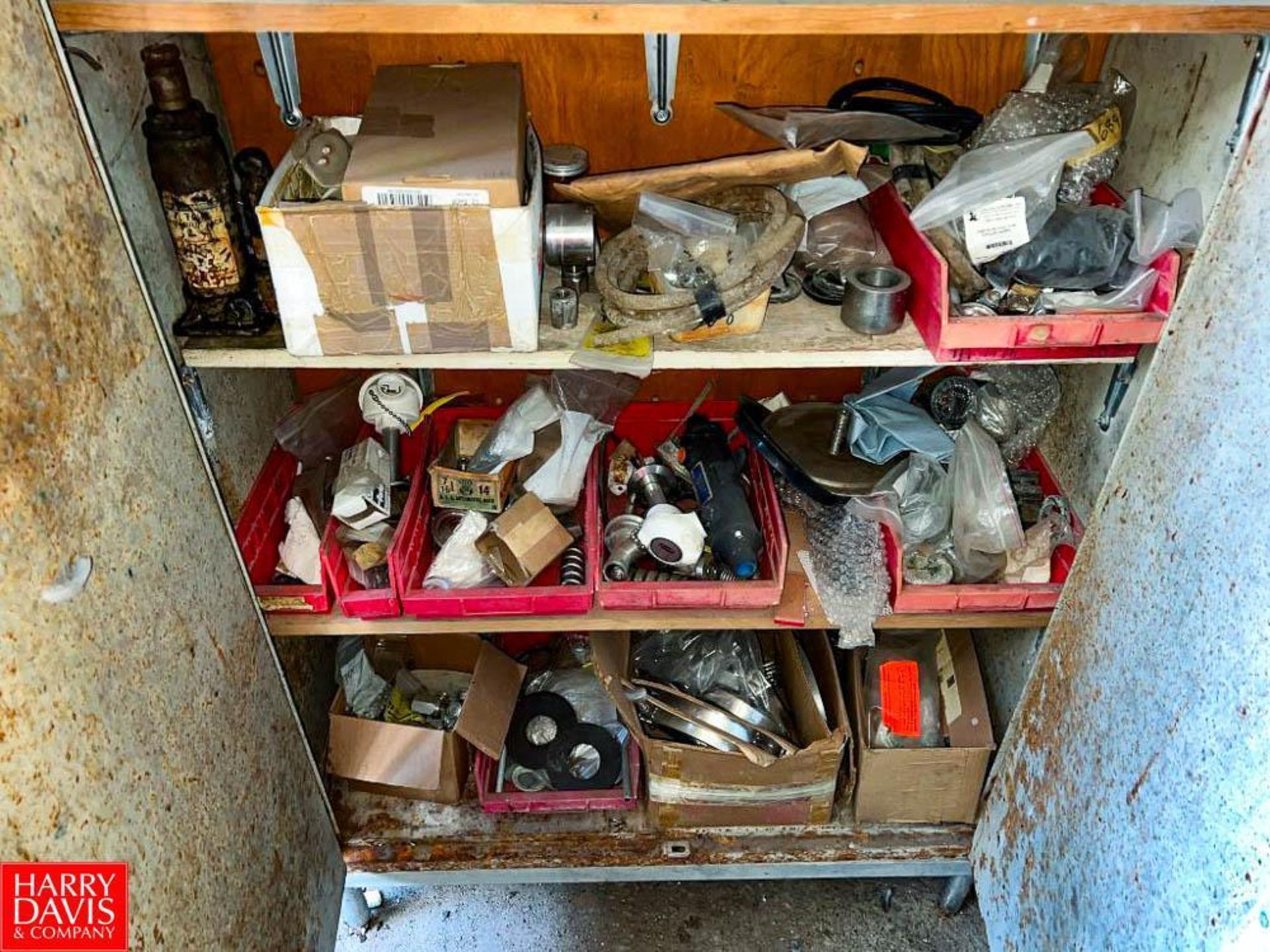 Assorted Pump Parts, Seals, Gaskets, Valve Parts and (3) Cabinets - Image 2 of 5