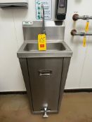 Regency S/S Hand Sink with Foot Control - Rigging Fee: $50